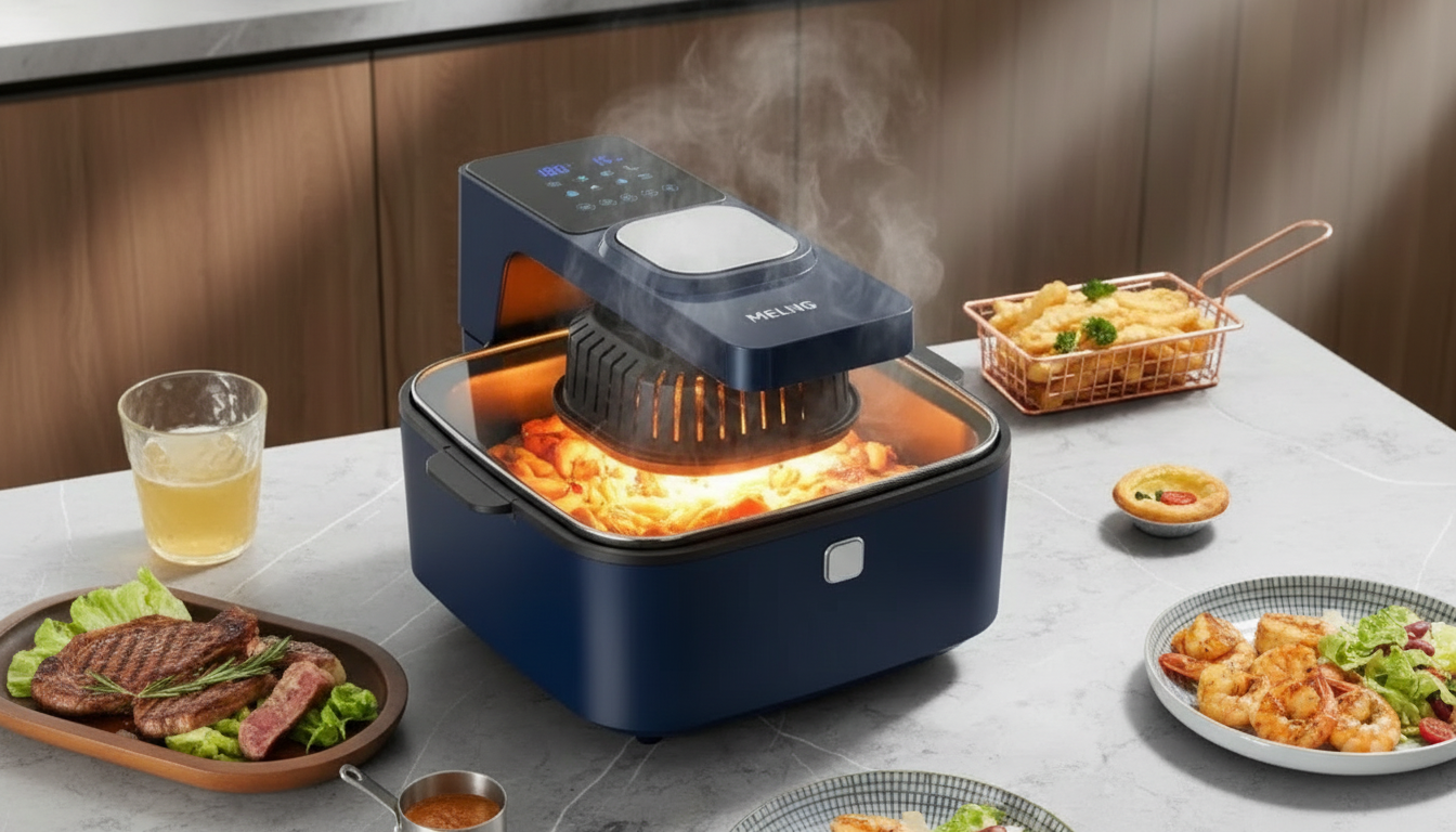 220V Smart Air Fryer Oven Guide: App Control & Crisping