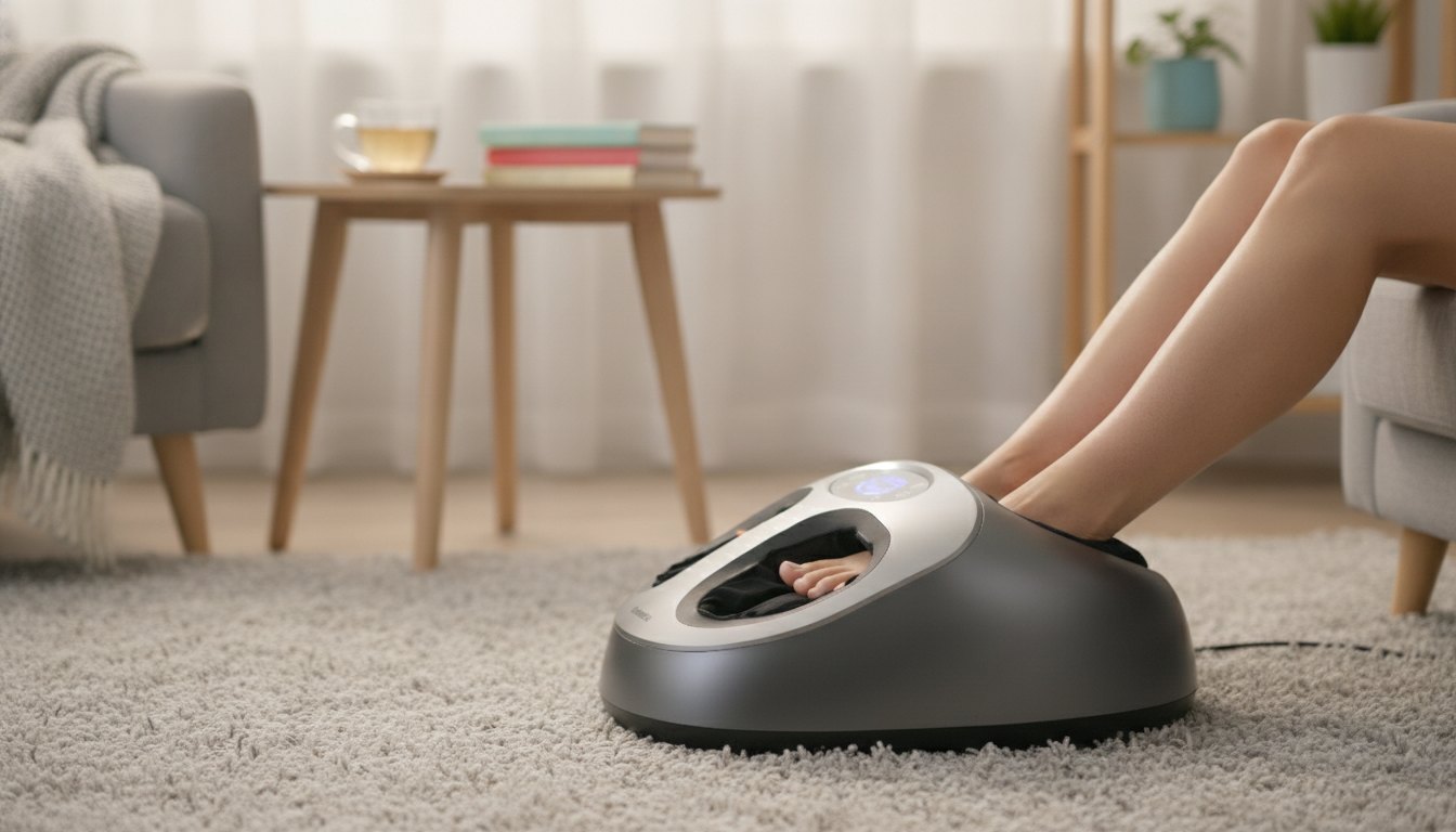 6D Air-Wrapped Heated Foot Massager: Heat + Pedicure