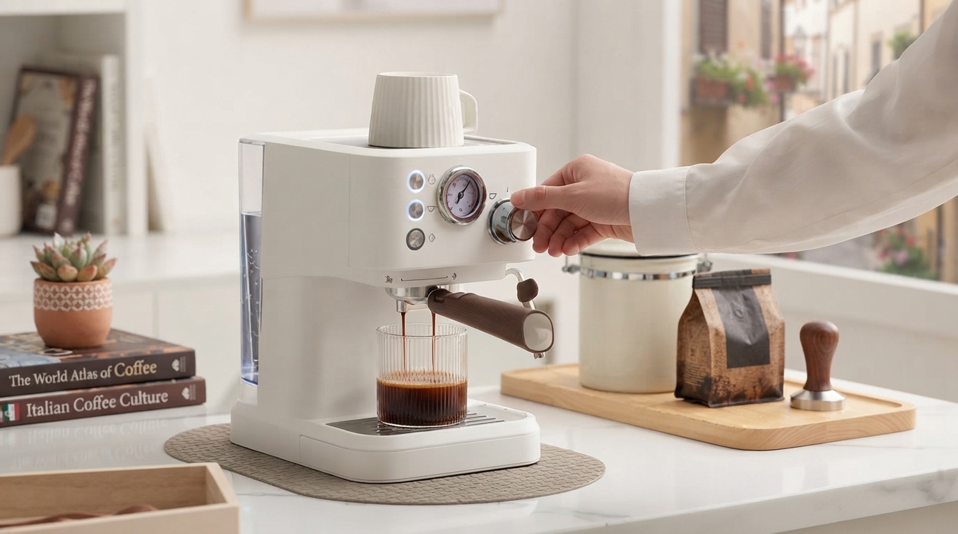 Compact Italian Espresso Maker: Big Flavor, Tiny Space