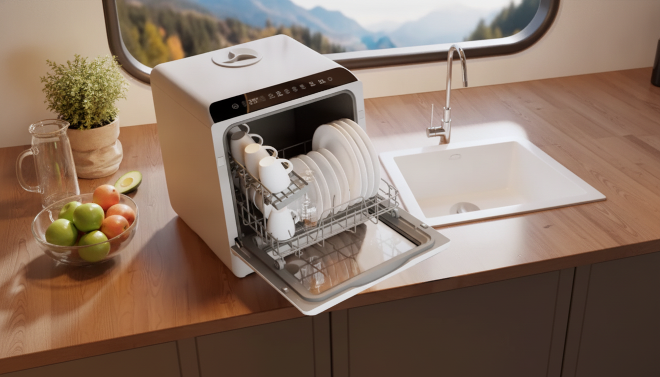 Countertop Dishwasher with Water Tank: Cycles & Setup
