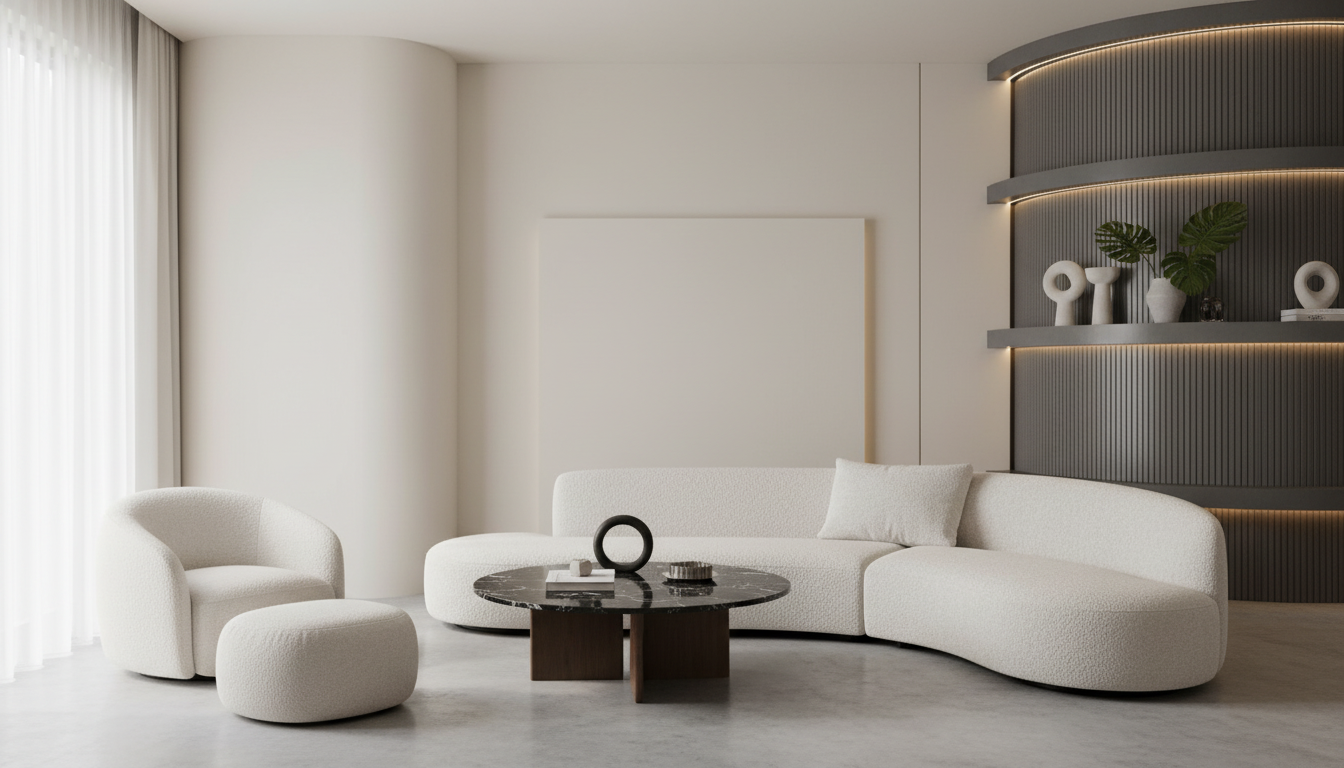 Curved Furniture Layout Tips: Sofas, Chairs & Flow