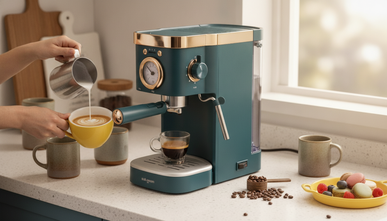 Dial In Lattes: Deluxe Semi-Auto Espresso + Steam Wand