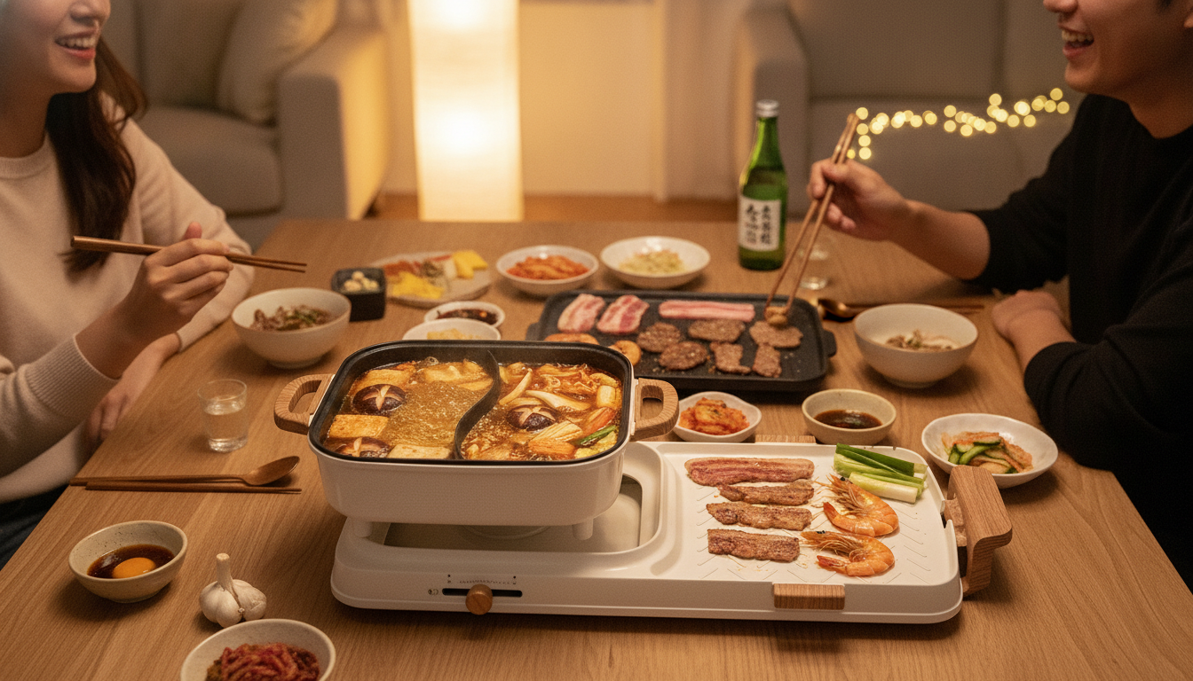 Tabletop Korean BBQ + Hot Pot: Smokeless Night-In Guide