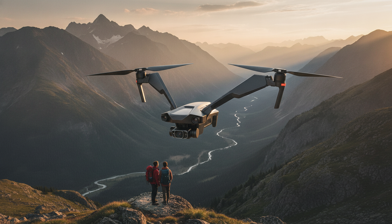 V-Coptr Falcon Bi-Copter Drone: 4K Gimbal Guide